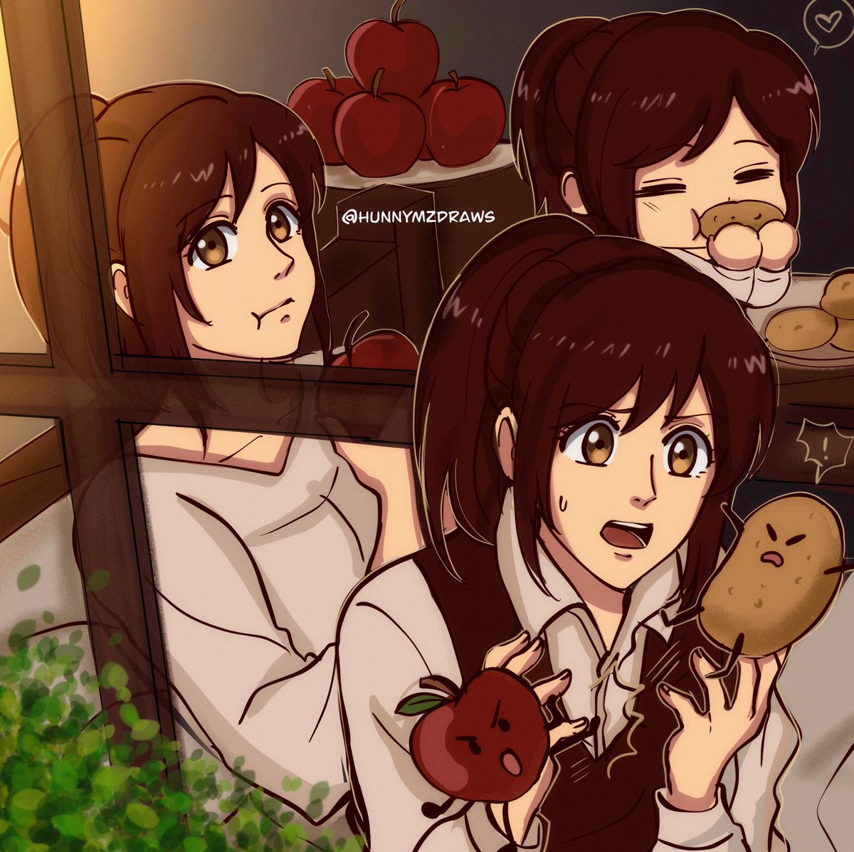 🍎🥔
#AttackOnTitan #進撃の巨人