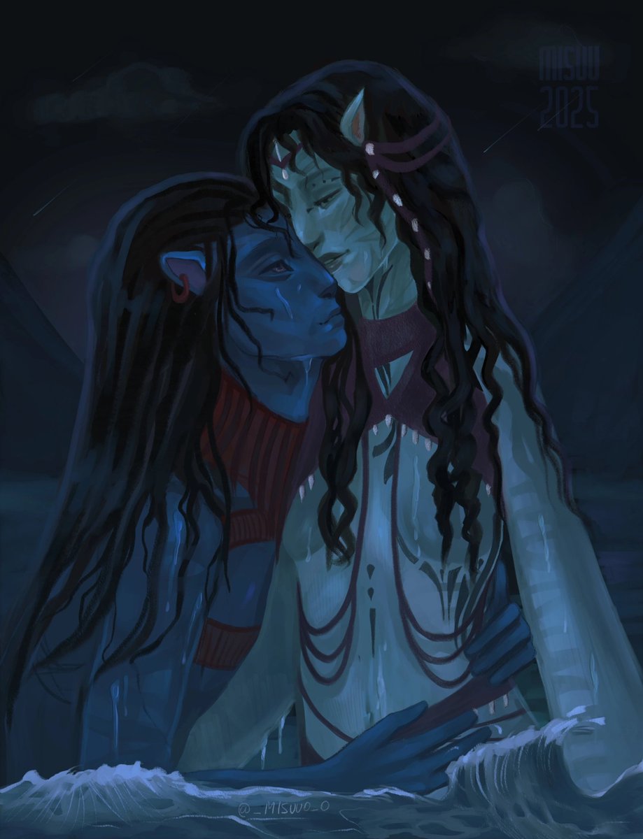 _misuuu_uu's tweet image. I was from the North, she was from the South side~~
#avatar #oc #navi #avataroc #navioc #avatarart #art #artist