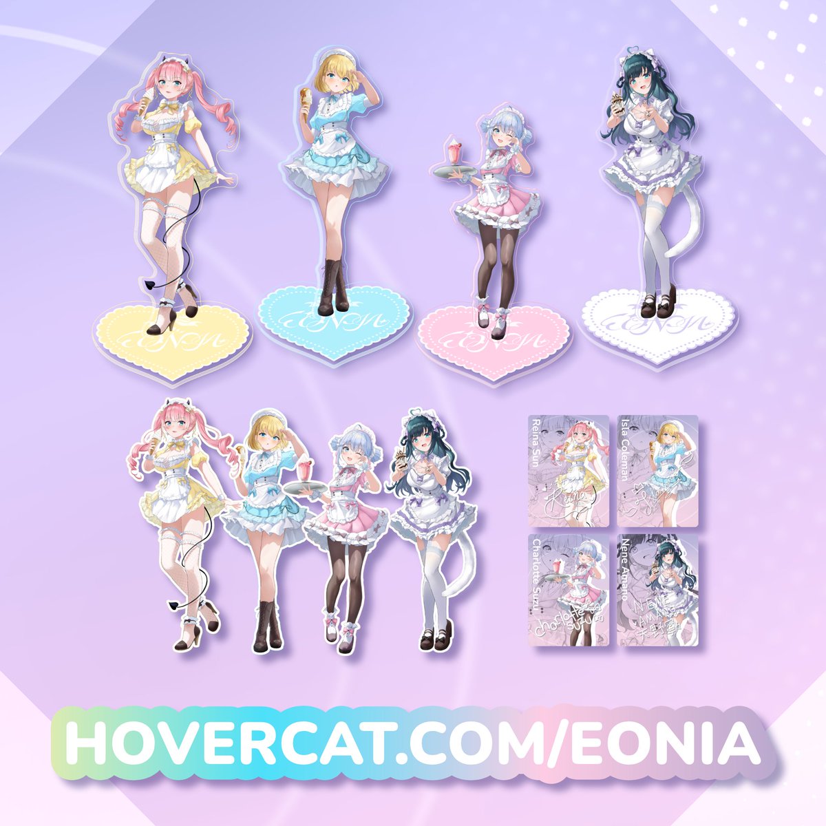 📢 1 WEEK LEFT UNTIL PRE-ORDERS CLOSE!! 📢

A little reminder, master! 🎀

Only 1 WEEK LEFT until EONIA's limited time maid outfit merch pre-order period ends. Don't miss it, okay~!

🔽Purchase here! 🔽
hvr.cat/eonia

(Bundles and bonus card sets are available too! ✨)