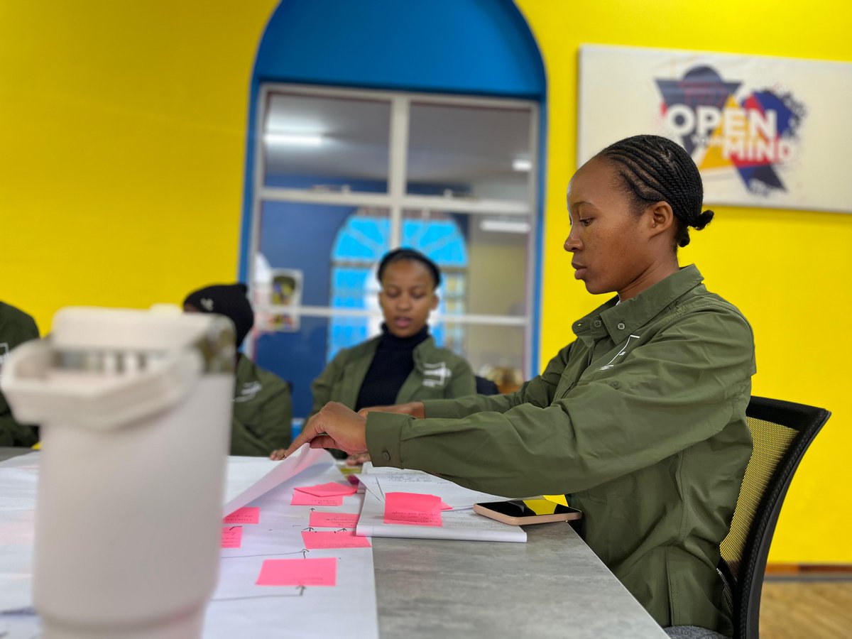 UniPodLS_Sebopi's tweet photo. Day 2 at the UNLEASH Hack and the energy is unstoppable! Ideas are taking shape, teams are aligned, and impact is in the making. 📷📷 #UNLEASHHack #Day2 #InnovationInAction #unleashhack2025 #WasteToWealth @JacquiyOlweya @timbuktooafrica @nmatsoso @ahunnaeziakonwa https://t.co/1Db4iAaAhI