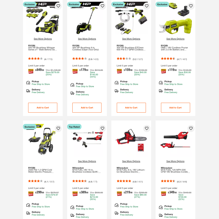 731Woodworks's tweet image. 🛠️ TODAY ONLY Up to 25% OFF Outdoor Power Equipment
731woodworks.com/tool-deals/hom…
Blowers, trimmers, mowers &amp;amp; more — marked down up to 25% today only.
#yardwork #tools #deals