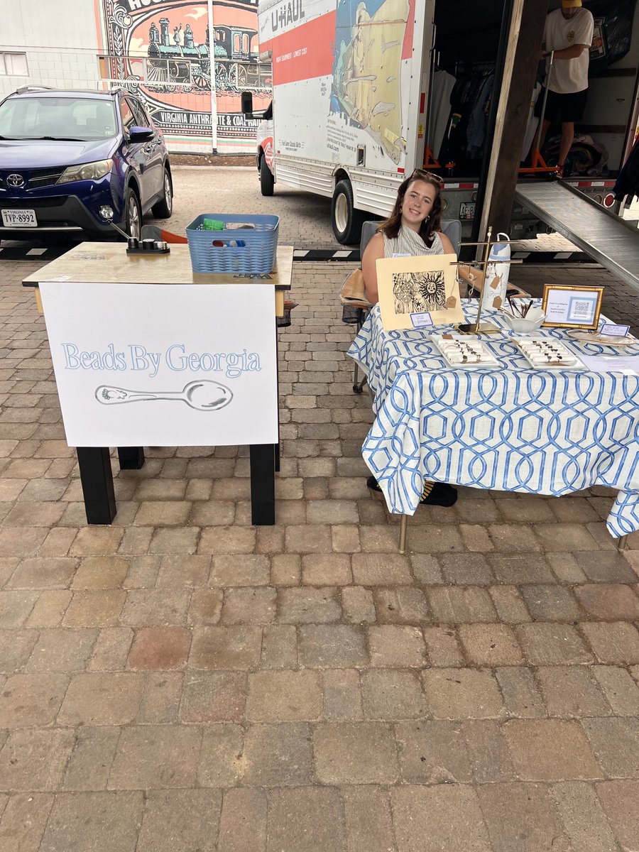 Come to Downtown Blacksburg VA today to the Farmers Market. G-K has a Pop-Up Shop for Beads By Georgia from 10:00 am - 5:00 PM.