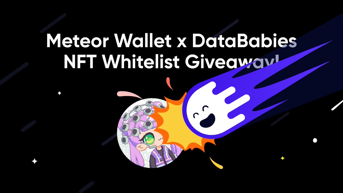 Meteor Wallet (@meteorwallet) on Twitter photo Sunday Giveaway with <a href="/DataBabies333/">Data Babies ๐ช๐ ๐๐ฎ๐๐ฅ๐ข๐๐๐</a>๐๐ถ
It's a quirky, data-driven NFT collection on NEAR โ teamed up with <a href="/PublicAI_/">PublicAI</a> featuring 10,000 unique, data-inspired digital collectibles with a Milady derivative vibe.
20 WL GTD spots here on X for Meteor Followersโ๏ธ
To Enter: Sunday Giveaway with <a href="/DataBabies333/">Data Babies ๐ช๐ ๐๐ฎ๐๐ฅ๐ข๐๐๐</a>๐๐ถ
It's a quirky, data-driven NFT collection on NEAR โ teamed up with <a href="/PublicAI_/">PublicAI</a> featuring 10,000 unique, data-inspired digital collectibles with a Milady derivative vibe.
20 WL GTD spots here on X for Meteor Followersโ๏ธ
To Enter:
