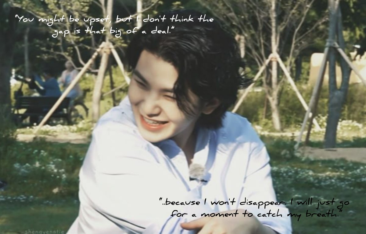 thank you for always giving us amazing songs to enjoy. its not just your music that you're sharing with us, but also a part of who you are as a person. 

so catch your breath and we'll be waiting for you always. thank you for your beautiful gift, woozi ♡