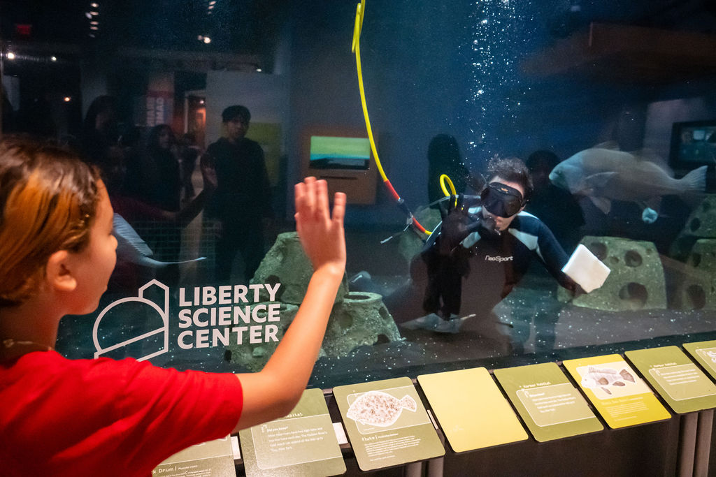 Happy #WorldsOceanDay from your aquatic friends and their dedicated caretakers at LSC.