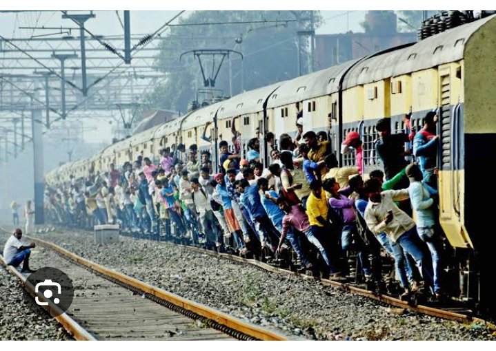 Indian sleeper train once it enters mughalsarai