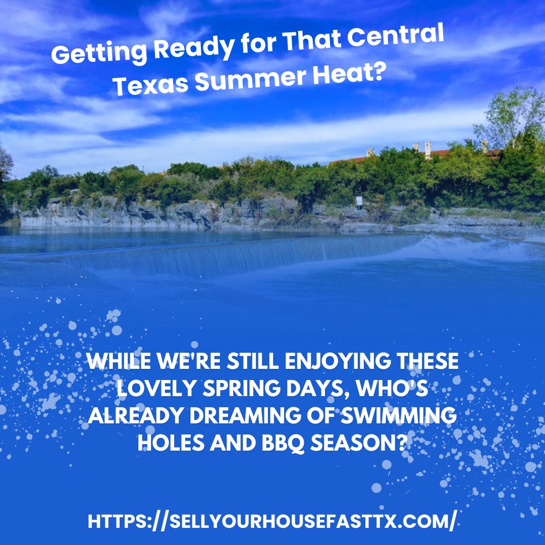acfbuyshomes's tweet image. What's the first thing you do when summer officially hits? Tell us! 👇 #CentralTexasSummer #AlmostSummer #TexasHeat #SummerVibes #CentralTexasLife