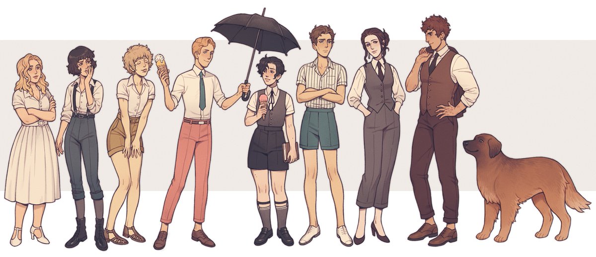 As requested, the first half of the height comparison! I had so much fun drawing them all again. 
Do any of these surprise you? #bestservedcold
