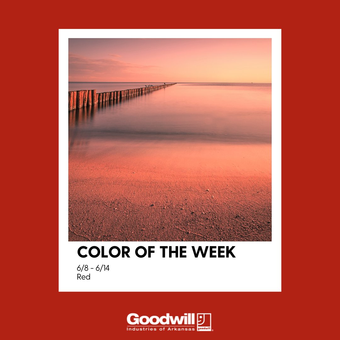 GoodwillAR's tweet image. The color of the week is RED! All items with red tags are 50% off. ❤️📌⛱️ #HappyThrifting