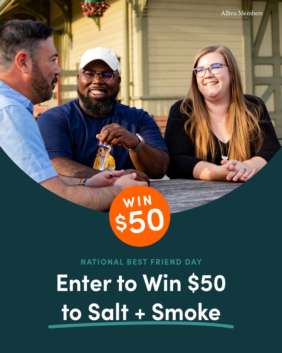 Happy #NationalBestFriendDay! We're celebrating by treating you and your bestie with $50 each to Salt + Smoke. To Enter
- Like this post and follow our page
- Tag your best friend 
- Share this post on your page ✨ 
This contest ends Friday, 6/13 at noon.✨