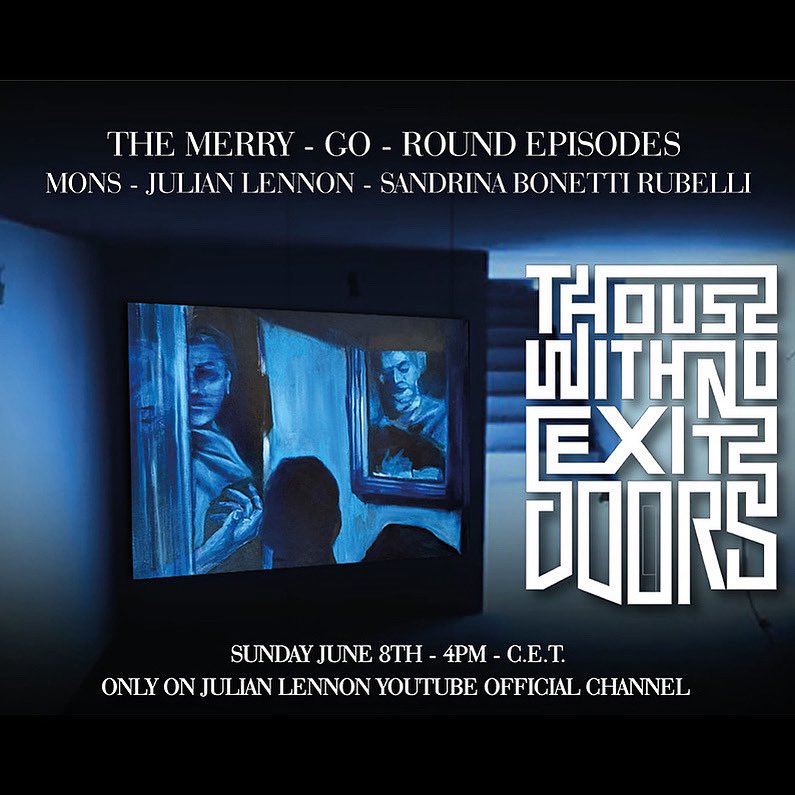 JulianLennon's tweet photo. The Merry-Go-Round Episodes #63
Mons & Julian Lennon with Sandrina Rubelli – ‘The House With No Exit Doors’ Premiering Live Now!
https://t.co/bG0YlETPI7
#JulianLennon #TheMerryGoRound #Mons https://t.co/wEIAVahBca