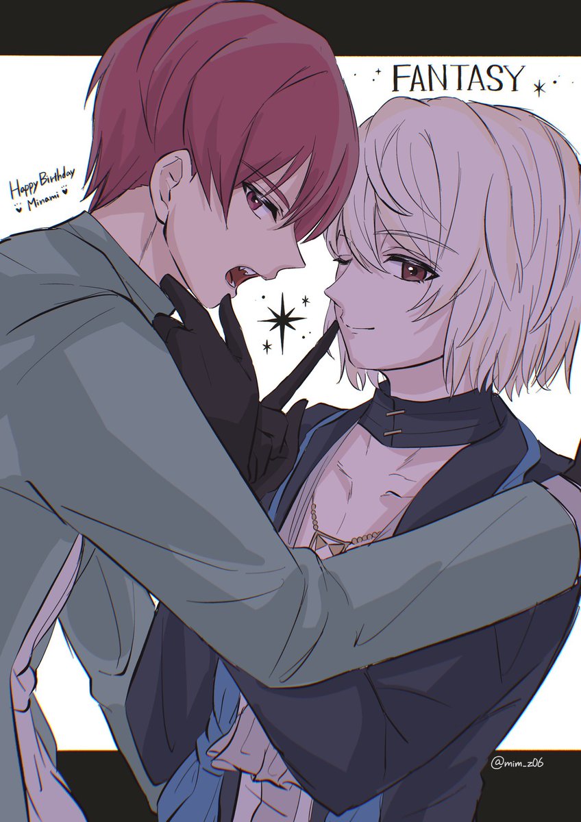 お誕生日おめでとう&amp;FANTASY1周年🎉
だいぶオーバーしました
#トウみなワンドロ