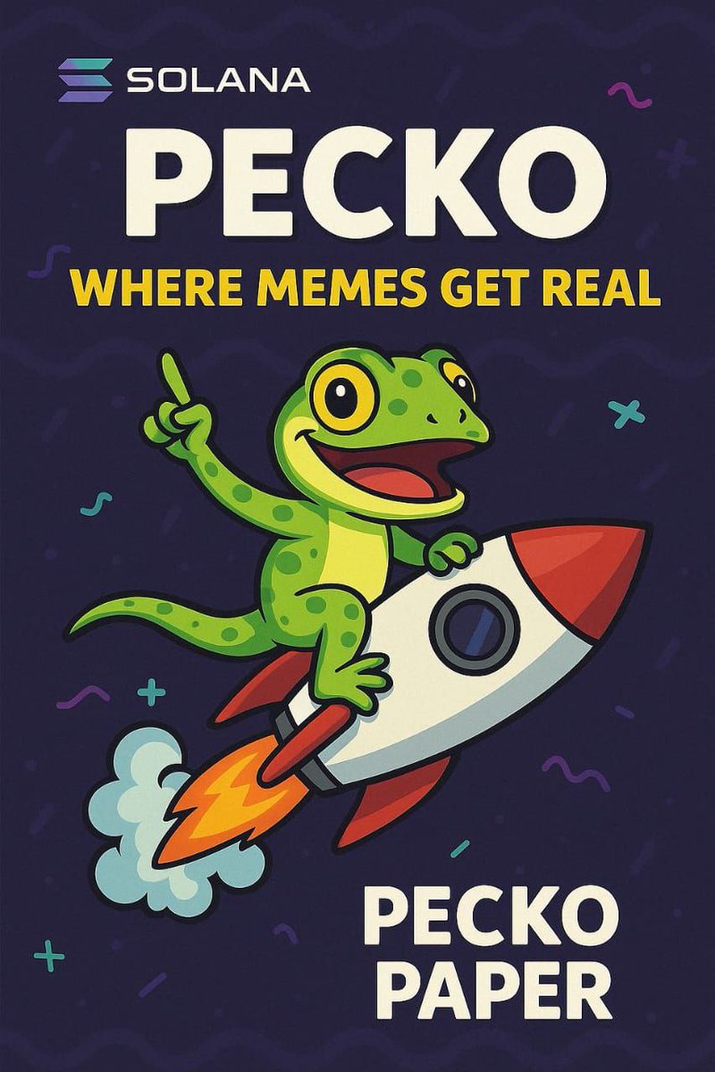 CQvng80502's tweet photo. @cryptojack $PECKO will go live on Pumpfun at 3PM UTC, and early buyers stand to win big
@Pecko_meme
#PECKO #SOLANA #CRYPTO https://t.co/uxLlPbJZMt