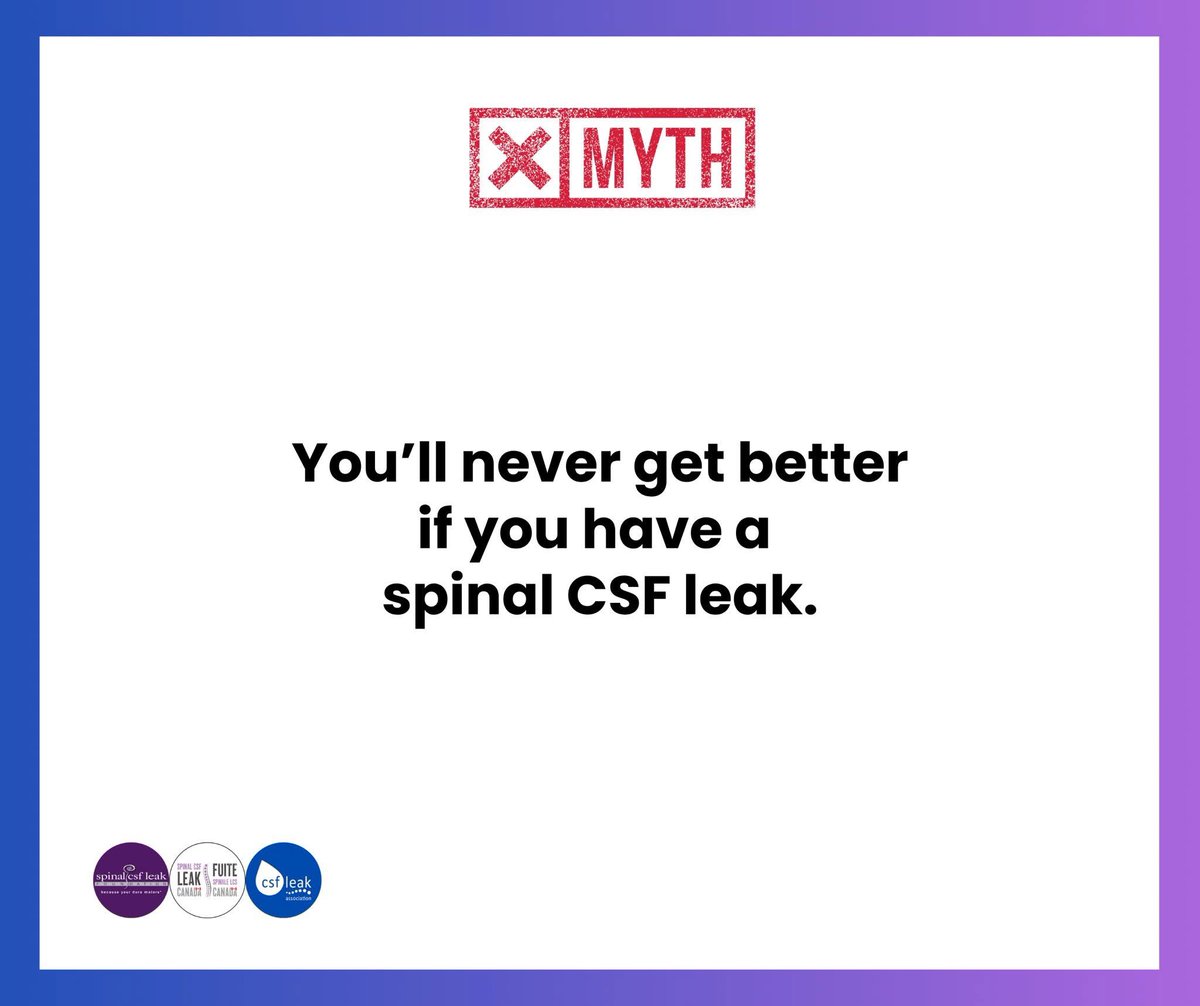SpinalCSFCanada's tweet image. #SpinalCSFLeakAwarnessWeek
Awareness, research & diagnosis are improving.
🧠 New registries are launching in 🇨🇦🇺🇸🇬🇧
🤝 Patient-led advocacy is rising
🌍 A new international physician society is coming soon
With your support, we can reduce suffering & improve access to care. 💜
