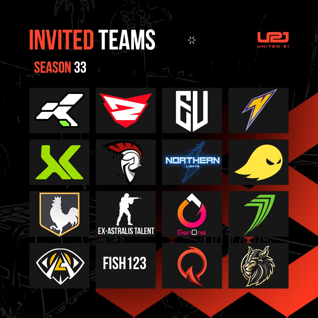 Season 33 is coming 🔥🔥🔥

📅 09.06.2025-26.06.2025
💰 10000$

Meet our contenders on titul💥

<a href="/konoecf/">kONO.ECF</a> <a href="/RebelsGaming/">Rebels Gaming ♦️</a> <a href="/ENERGYULTRAcs/">ENERGYULTRA</a> <a href="/VoltGesports/">Volt X Preasy 🇩🇰</a> <a href="/Kubixesports/">Kubix Esports</a> <a href="/XIESPORTGG/">XI ESPORT</a> <a href="/NL_CS2/">Northern Lights🇸🇪</a> <a href="/SkinvaultGaming/">Skinvault Gaming</a> <a href="/LosKogutos/">los kogutos</a> Ex-Astralis Talent <a href="/GenOneEsports/">GenOne</a> <a href="/777esports/">777 Esports 👽</a> <a href="/AnonymoEsports/">Anonymo Esports</a> Fish123