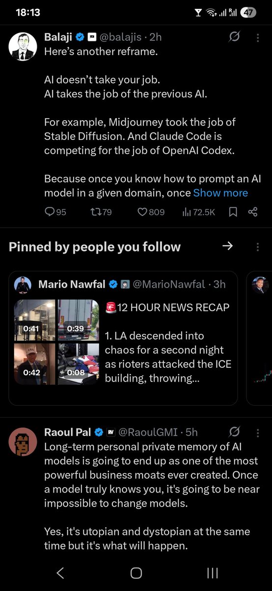 Two diametrically opposite takes by 2 smart people on the same topic on the same day

This is why we love tech #ai #Web3

No one knows