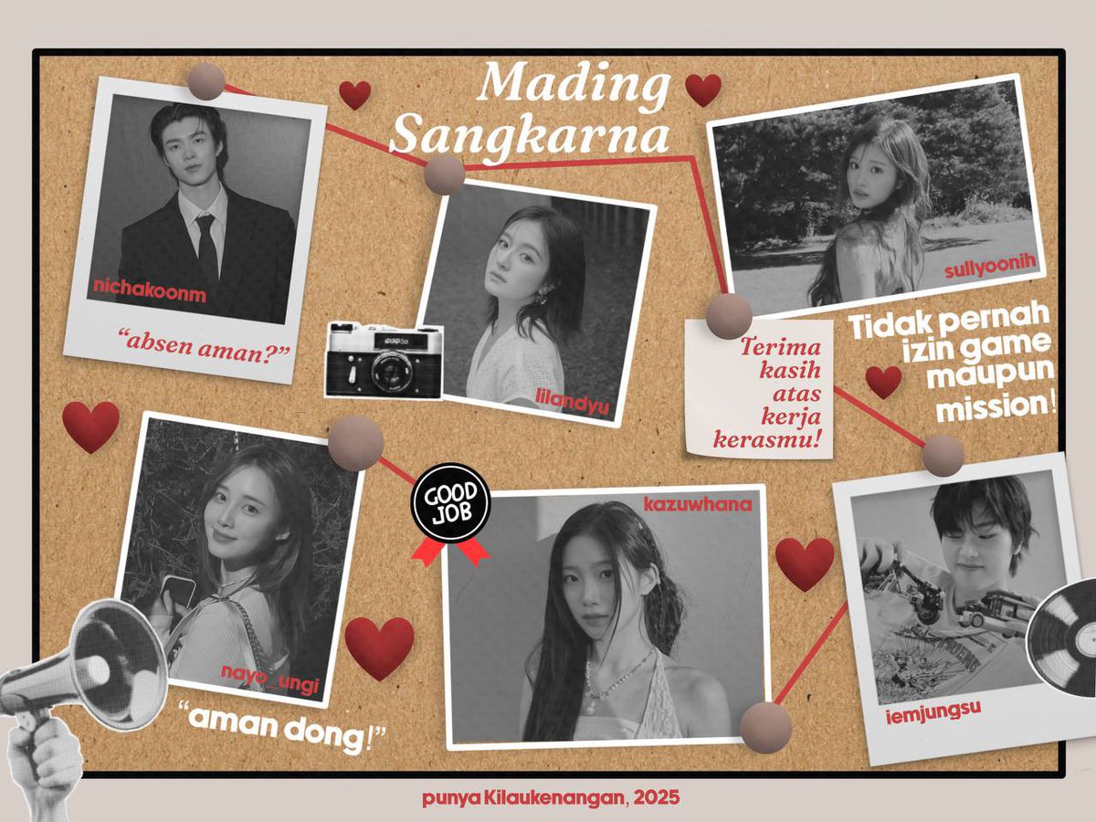 Sebelum di tutup, disini Teman Hidup memberikan sedikit appresiasi untuk Sangkarna yang absennya hijau neon, dan enggak pernah izin maupun absen baik dalam game maupun mission yang di berikan oleh teman hidup. Selamat teman teman, kerja keras kalian terbayarkan! ❤️🌹🫳🏻