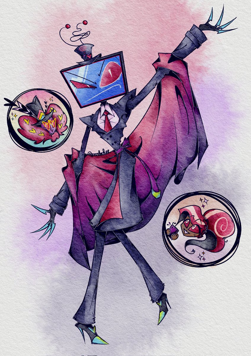 gorosheck28's tweet photo. #HazbinHotel #Vox #Valento #Velvette https://t.co/W2KqYogfYj