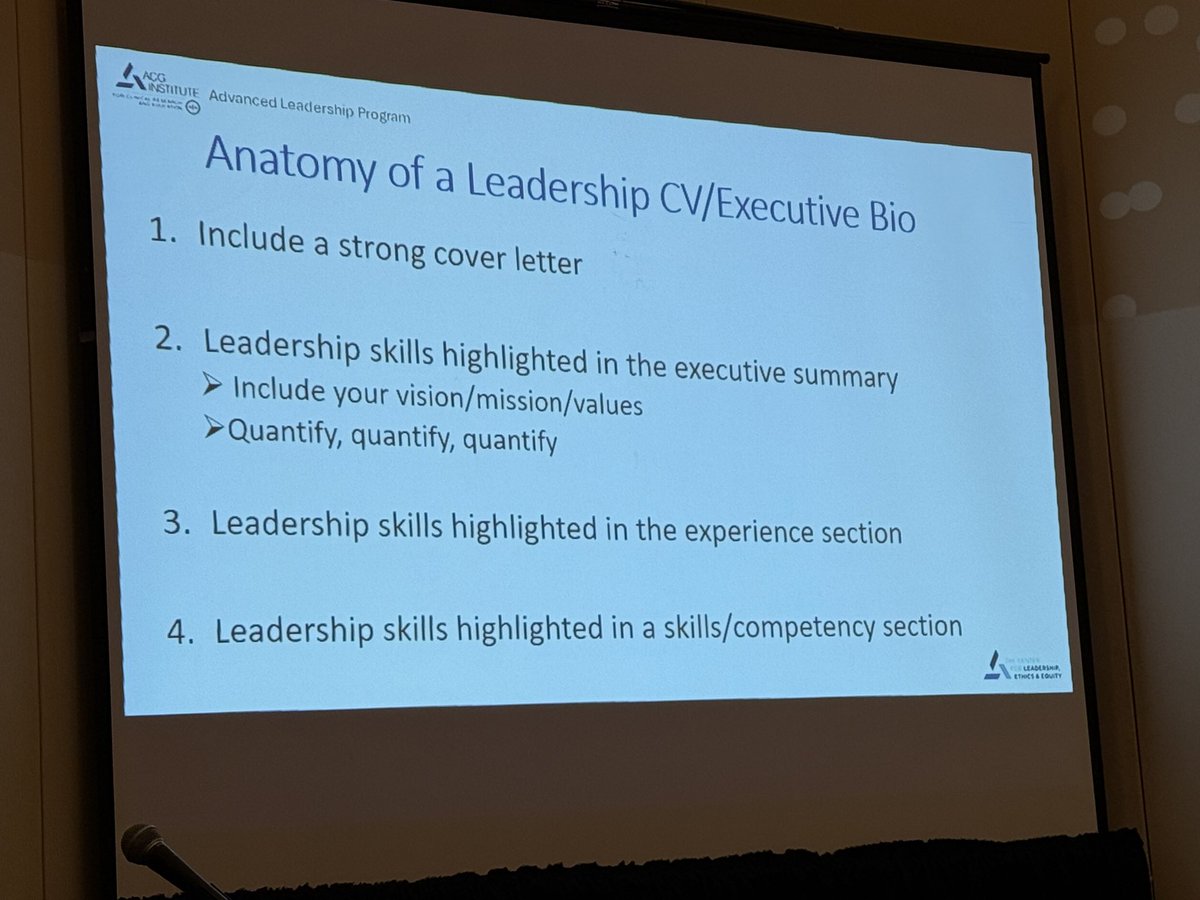 Mariam Naveed, MD (@mn_gimd) on Twitter photo One of the most critical lessons I’ve learned from this session ➡️ Curating an executive CV <a href="/NeenaSAbrahamMD/">Neena S Abraham MD MACG FASGE AGAF</a> <a href="/AmCollegeGastro/">ACG</a>  #ACG #LeadershipYOU 
Whole different mindset from your traditional academic CV. 
Here’s how it stands apart:
🔹 Strategic, not exhaustive – Focus on One of the most critical lessons I’ve learned from this session ➡️ Curating an executive CV <a href="/NeenaSAbrahamMD/">Neena S Abraham MD MACG FASGE AGAF</a> <a href="/AmCollegeGastro/">ACG</a>  #ACG #LeadershipYOU 
Whole different mindset from your traditional academic CV. 
Here’s how it stands apart:
🔹 Strategic, not exhaustive – Focus on