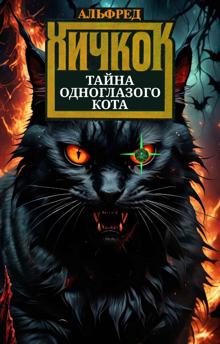 VGunmann's tweet image. #НоваяОбложка #fb2_book #fb2_book_cover #fb2

Вот такую вот обложечку сварганил для небольшой детективной повести, представленной Альфредом Хичкоком. Кот создан ИИ. 

Пришлось повозиться с самой книжкой. Голову бы оторвать за полное головотяпство!