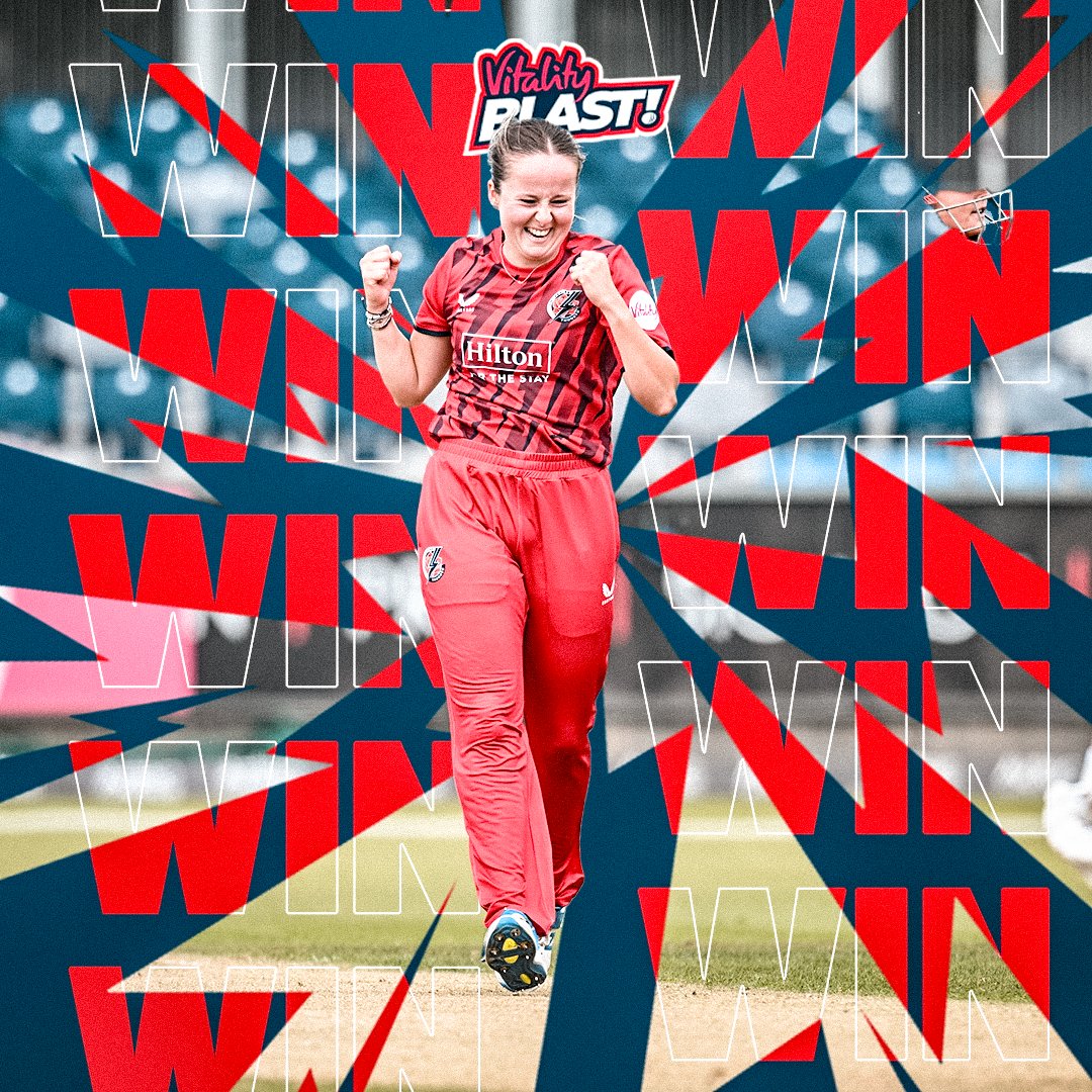 LANCASHIRE THUNDER WIN BY 5 RUNS! 😍

⚡ #StrikeTogether