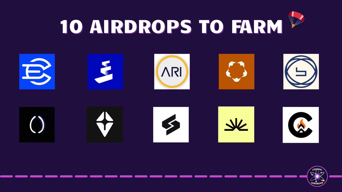 10 Airdrops You Should Be Farming Right Now 🪂

These are airdrops I’m personally farming — most of them are completely free, just require some effort.

Let’s get into it 👇

1. <a href="/pharos_network/">Pharos | Testnet Live</a>
Layer 1 focused on RWA — testnet live with swaps, LP, and more.
🔗