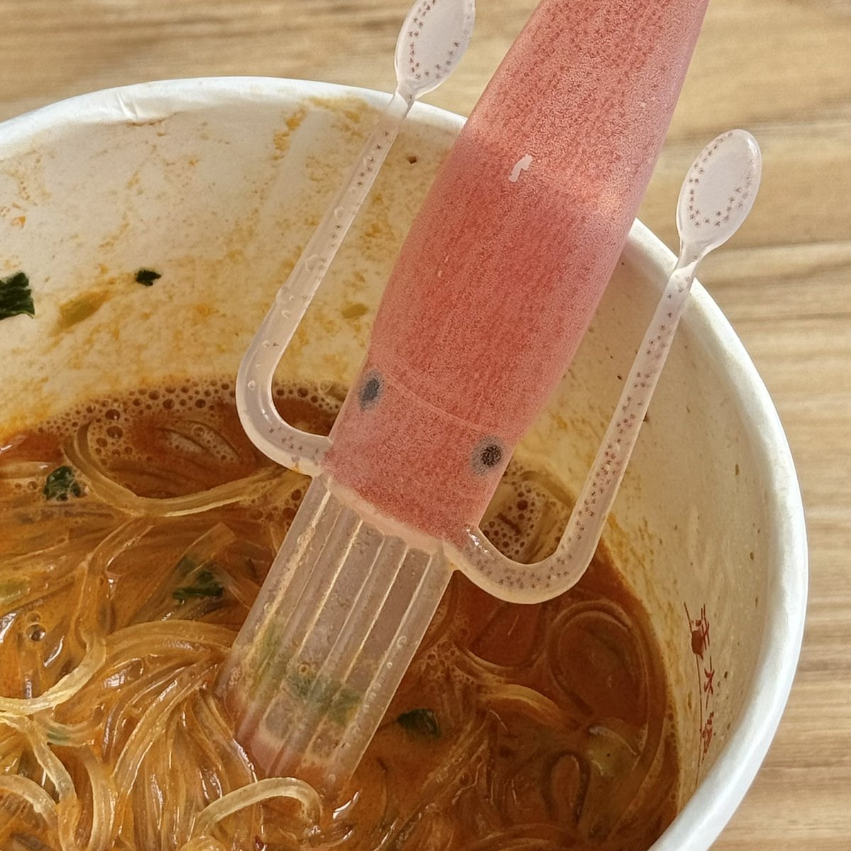 โตแล้วมีอะไรเป็นของตัวเอง 
กุ : ส้อมปลาหมึก