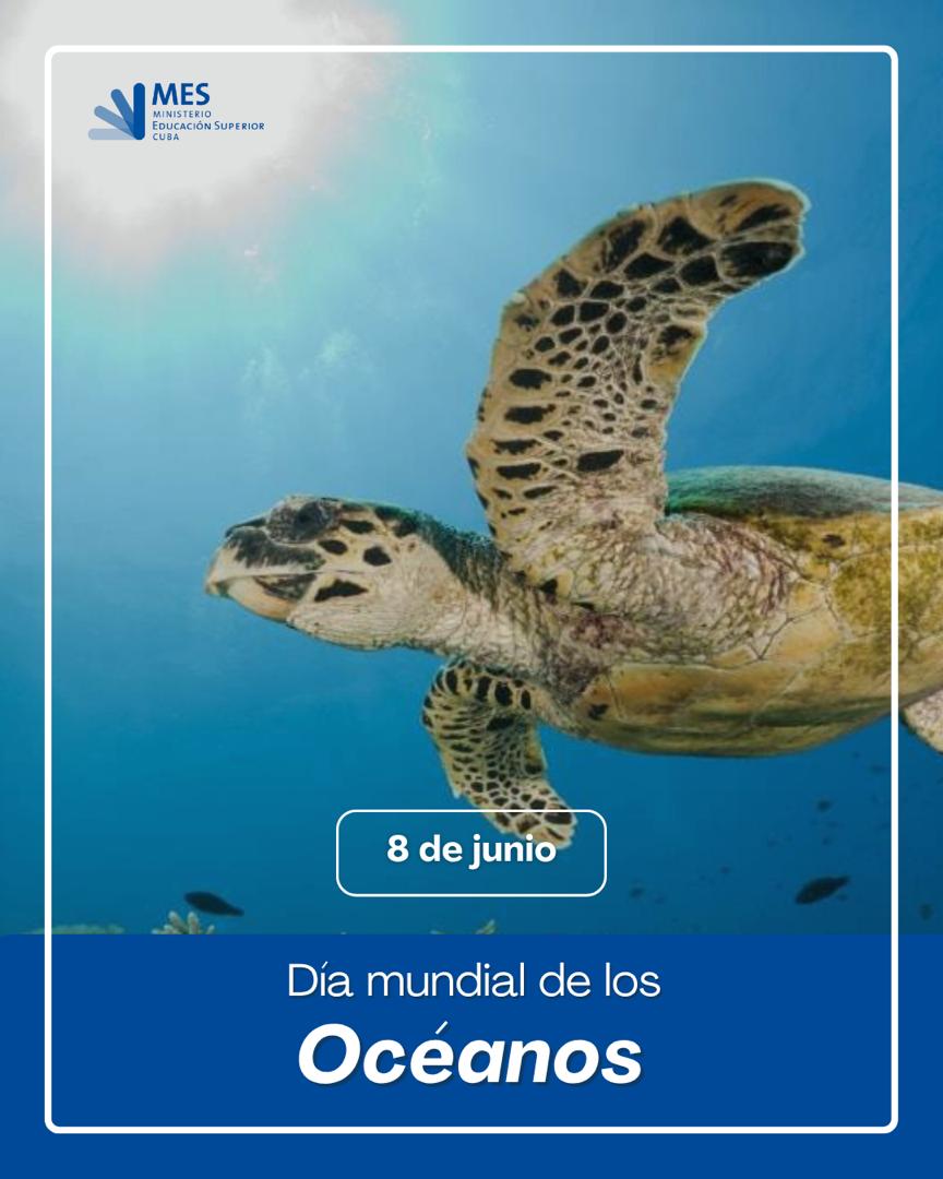 🌊 ¡Día Mundial de los Océanos!
El mundo se une para celebrar este día 🌎. Es un llamado a valorar la maravilla que representan los océanos, reconocer su papel esencial en sostener la vida y el planeta, y a actuar colectivamente para su protección y uso sostenible. 💙🐬.  #Cuba