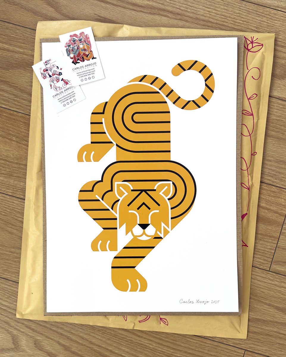 🐯🧡 Este tigre se fue a Zamora. ¡Muchas gracias, Luis!

carlosarrojo.bigcartel.com 

#illustration #draw #vector #lineart #art #print #tiger