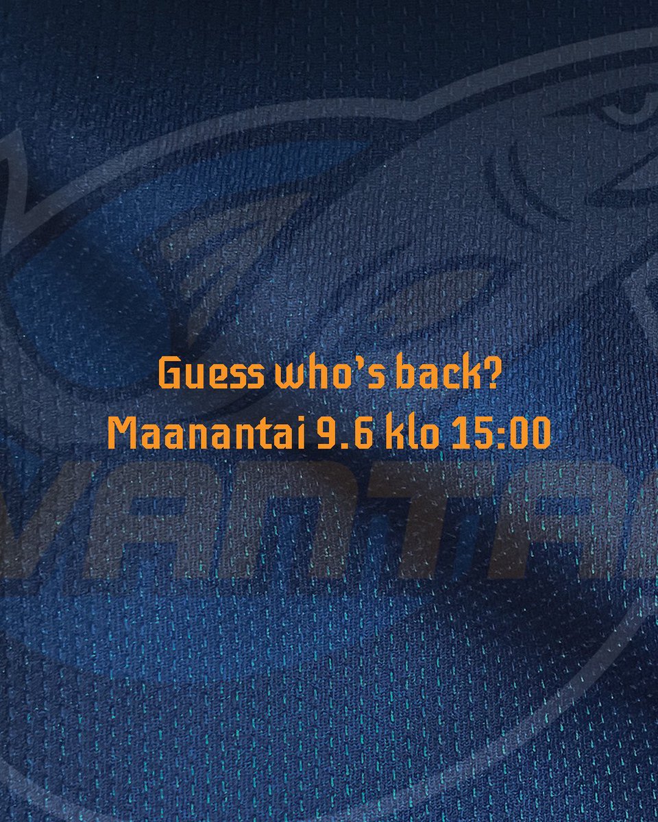 9.6 kello 15:00👀

#KVantaa #Mestisfi #LohiMäärää