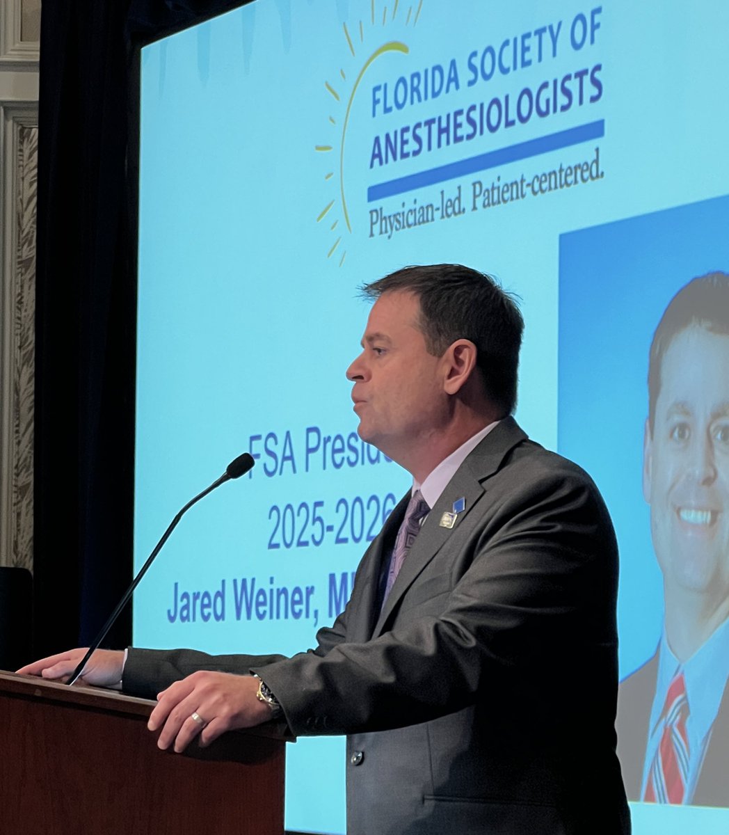 Sher-Lu Pai, MD, FASA, SAMBA-F (@sher_pai) on Twitter photo Jared Weiner, MD: Our 2025-26 Florida Society of Anesthesiologists President
<a href="/florida_society/">Florida Society of Anesthesiologists</a> Jared Weiner, MD: Our 2025-26 Florida Society of Anesthesiologists President
<a href="/florida_society/">Florida Society of Anesthesiologists</a>