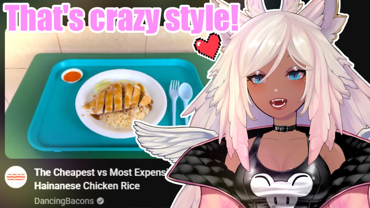 Helleija's tweet image. 🌸 New video is up~!
I reacted to the the most expensive vs. cheapest chicken! 😵✨
Come vibe and have a comfy time with me~ 💕⭐️
⭐️Watch here: youtu.be/zNLJiIis4AI
#Vtuber #ReactVideo #ComfyChaos
