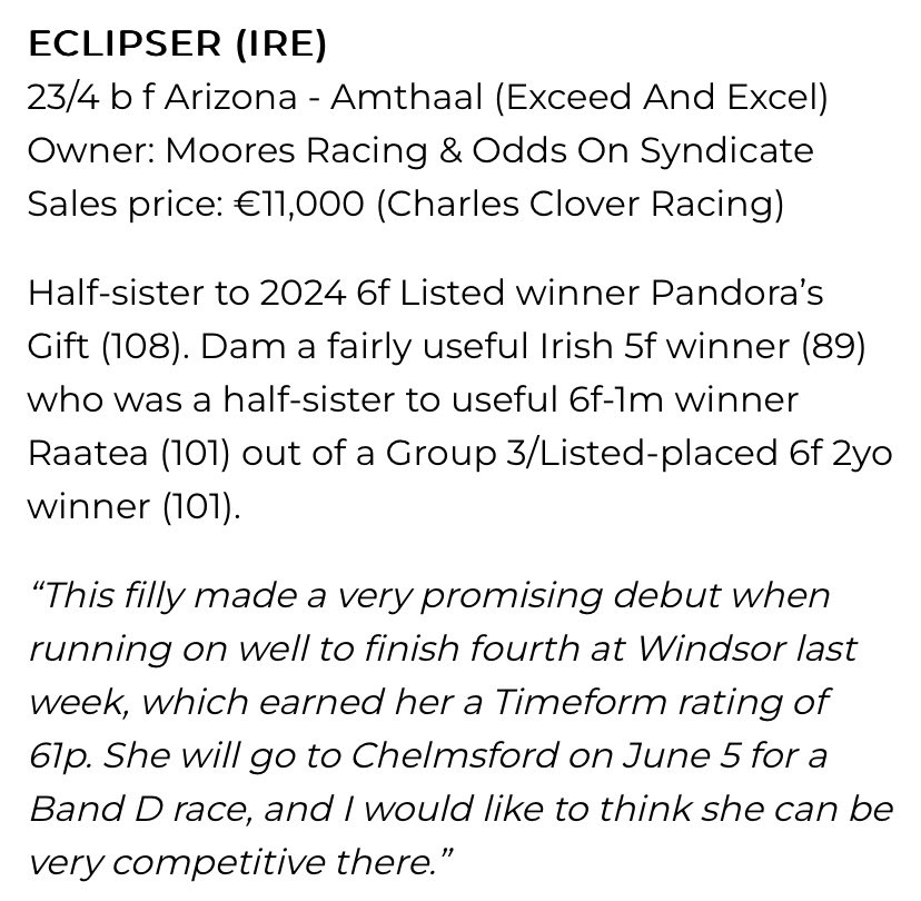 DanBriden's tweet image. Charlie Clover hadn’t trained a winner when we spoke last week. He has now trained three in four days, including the very well placed A’Ali G to win a valuable seller at Goodwood today.