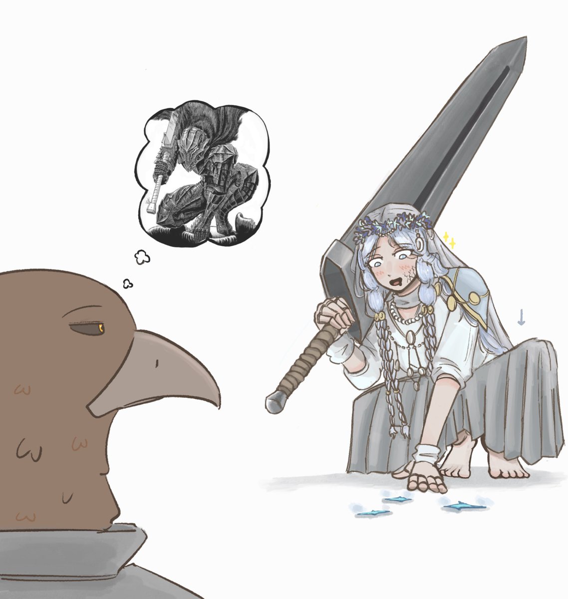 The Pose 
#ELDENRING #NIGHTREIGN