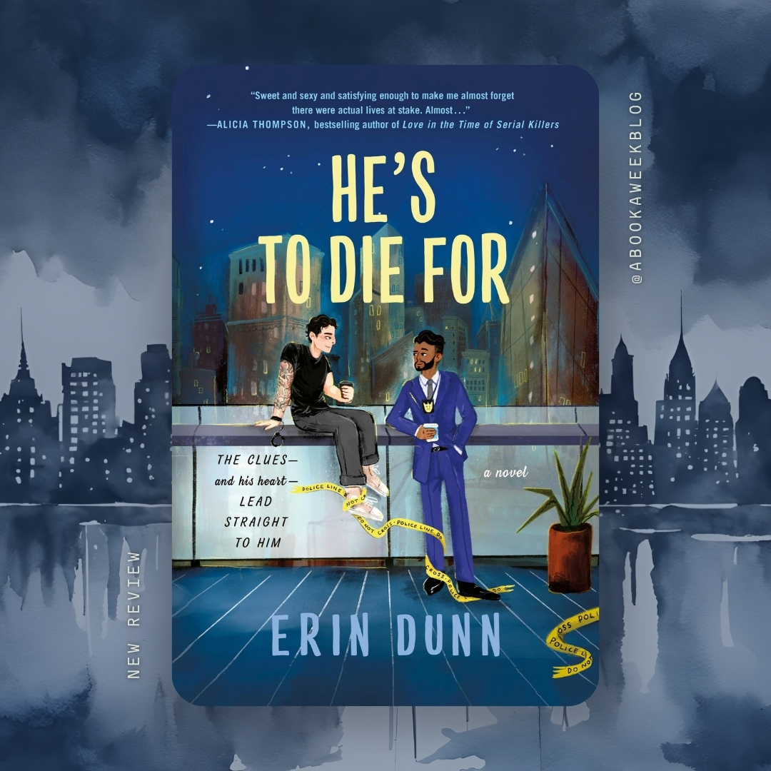 abookaweekblog's tweet image. A murder mystery with charm, heat, and a swoon-worthy suspect? Yes, please. HE’S TO DIE FOR mixes queer romance with crime-solving flair, just in time for Pride. REVIEW: abookaweekblog.com/2025/06/hes-to… @MinotaurBooks @MacmillanAudio