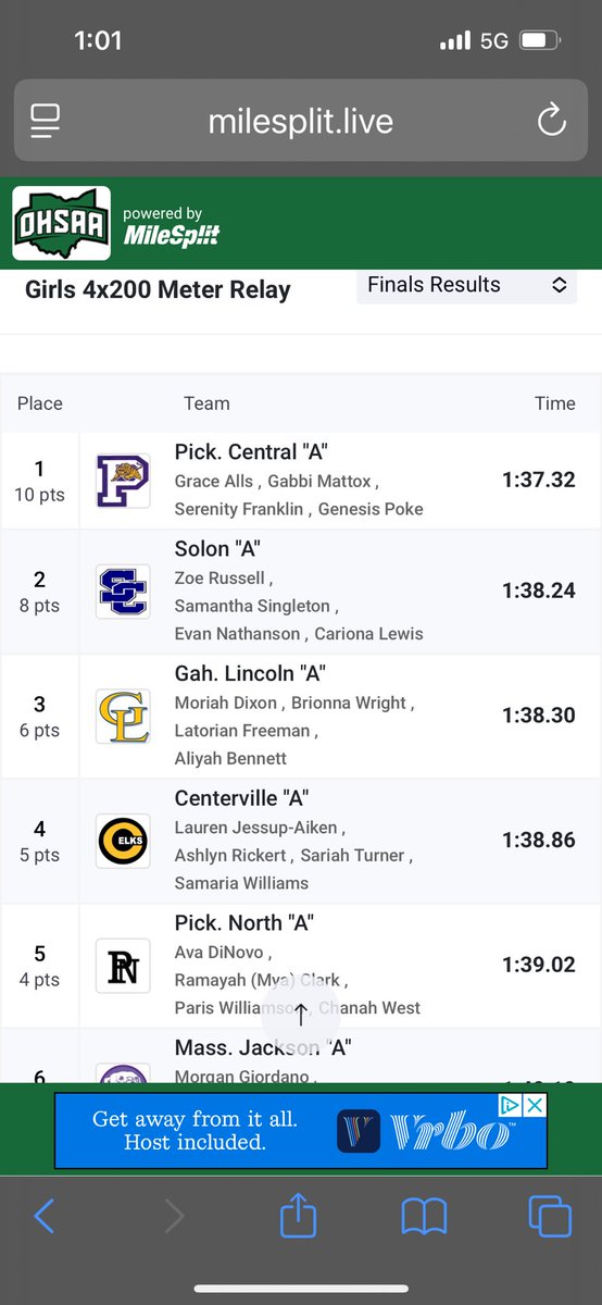 Centerville Track & Field tweet media