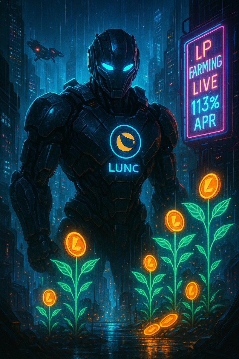 LUNCtron's tweet photo. 🚜 $LTRN / $LUNC LP Farming is now LIVE at @garuda_defi
https://t.co/MZO4uR3kun
📈 113% APR
🗓️ 90 Days
🪙 Daily Rewards Emitting
Pair it. Stake it. Earn like a machine.
#LUNCtron #LTRN #FarmingSeason #TerraClassic #DeFiBuilt #LUNCcommunity https://t.co/NRkCvxmtuS