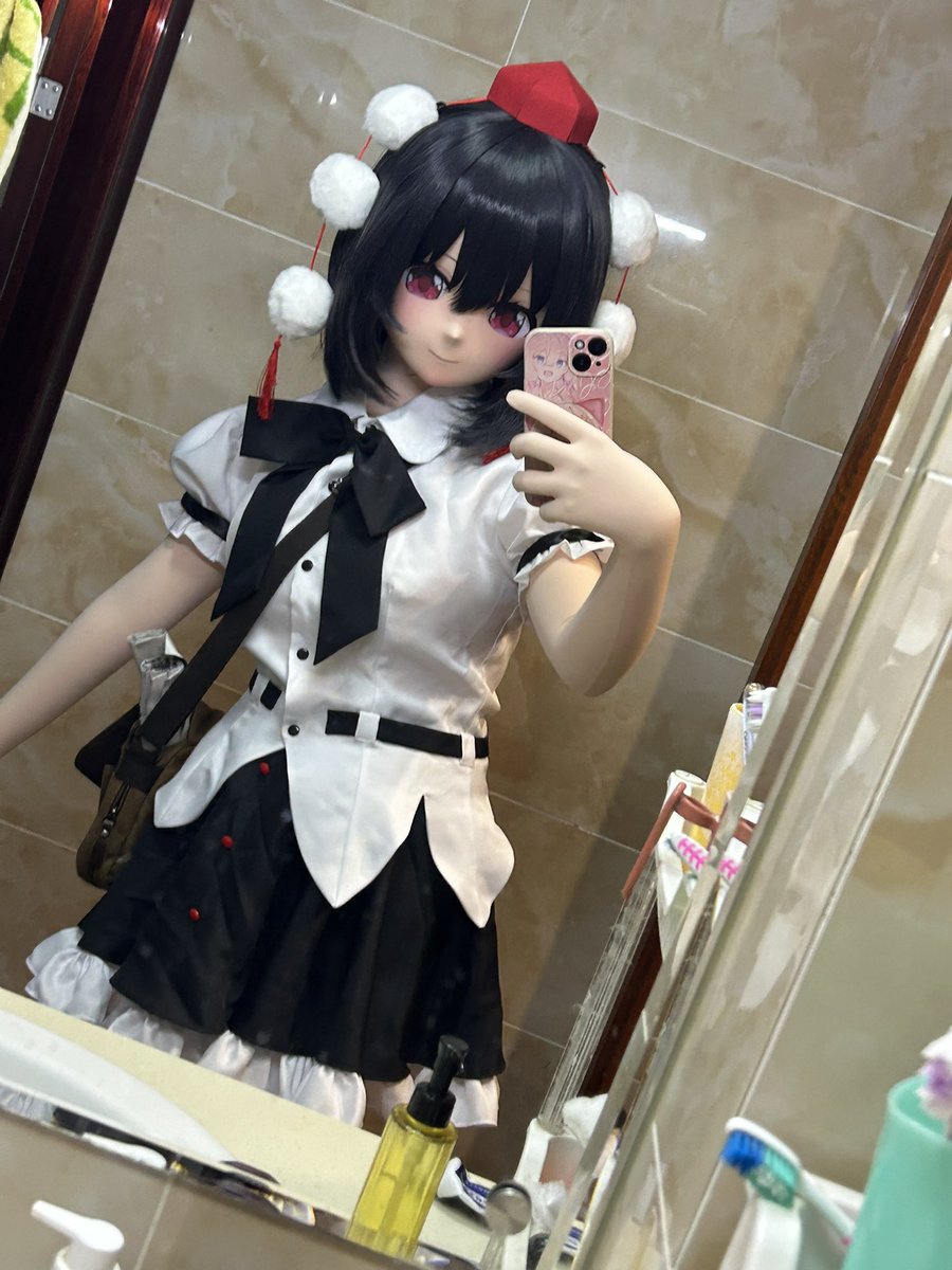 记者出现！
#kigurumi 
#東方Project 
#射命丸文