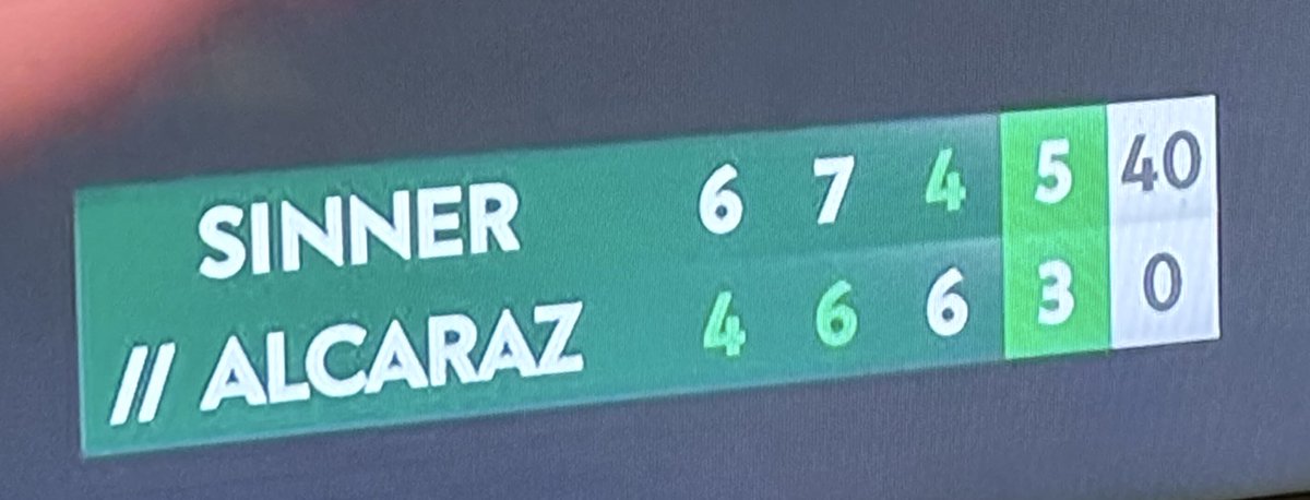 Alcaraz termina ganando este partido.