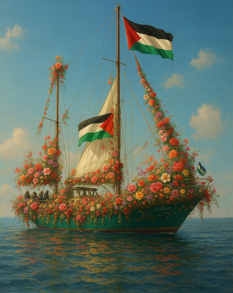 Madleen is not just a ship.

It is a stance. A hope. A form of resistance.

And we are its voice.

#WeAreMadleen
#FreePalestine