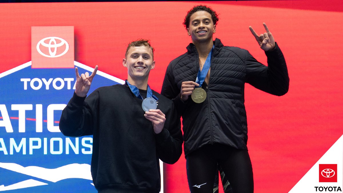 USA Swimming (@usaswimming) on Twitter photo Nothing like going 1-2 with your training teammate at #ToyotaNationals 👊👊
#ToyotaNationals | Presented by <a href="/Toyota/">Toyota USA</a> Nothing like going 1-2 with your training teammate at #ToyotaNationals 👊👊
#ToyotaNationals | Presented by <a href="/Toyota/">Toyota USA</a>