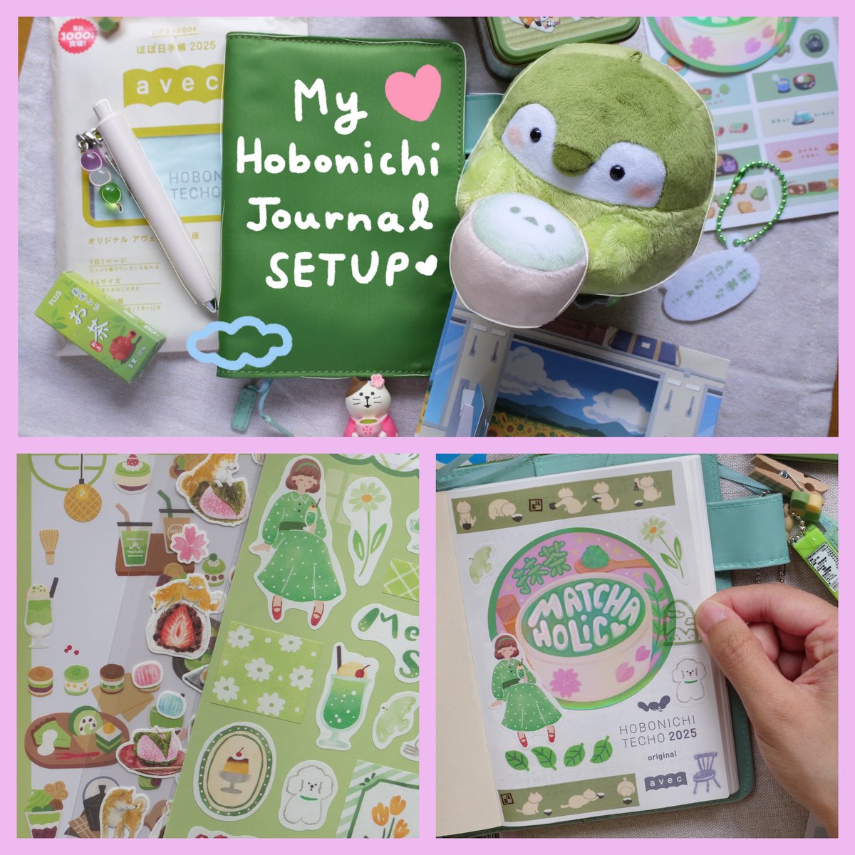 *NEW VIDEO* How I Setup My Hobonichi Techo (matcha theme!) 🍵 🐧 ほぼ日手帳のセットアップ方法 💚
ENJOOOY: youtu.be/7lnmpmC12Fk