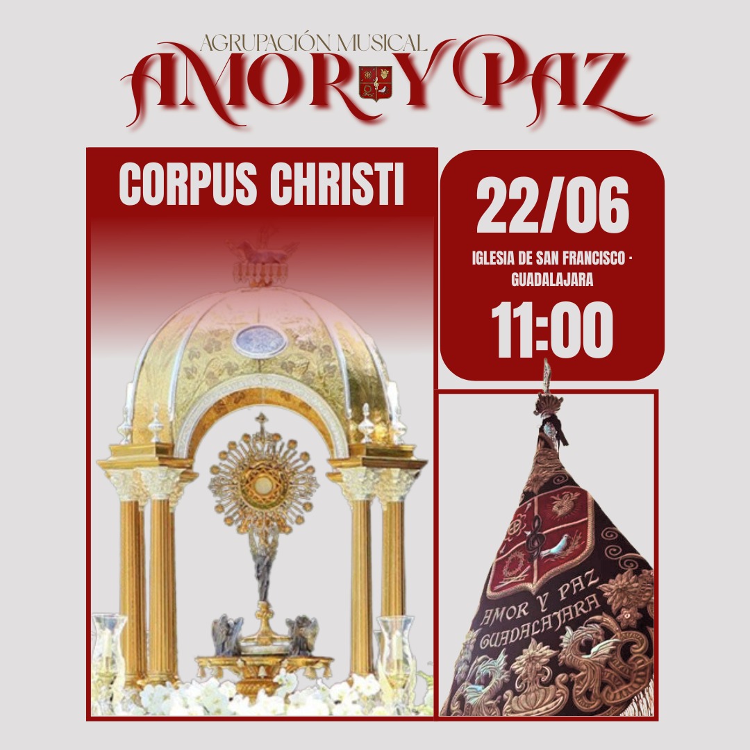 📌 En apenas dos semanas, tendremos el honor de poder acompañar un año más al Señor en la festividad del Corpus Christi por las calles de nuestra ciudad.

🛍️ ¡Ambos días tendréis la oportunidad de adquirir nuestras nuevas pulseras por solo 1€! 

#amamorypaz 
#corpuschristi