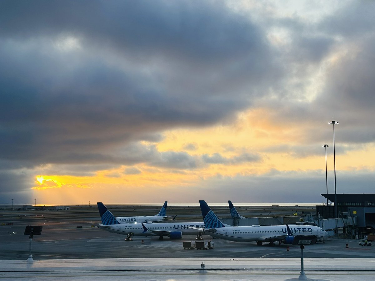 Good morning from <a href="/flySFO/">San Francisco International Airport (SFO) ✈️</a> <a href="/united/">United Airlines</a>