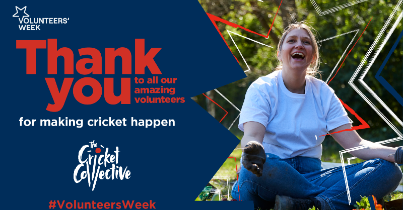 As we wrap up another Volunteers' Week we have one final message for our army of amazing volunteers, THANK YOU! 🙌🏏

Your dedication and passion make cricket happen every day. We couldn't do it without you ❤️

#TheCricketCollective #MakingCricketHappen 
#VolunteersWeek