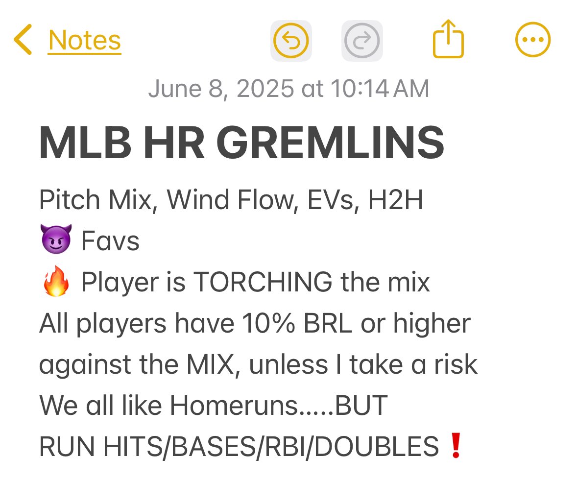 GriMeZT1's tweet image. #GamblingX #MLBHR #ThreadTheNeedle
Numbers on the side of names are the batting orders that pitchers give up the most power to.