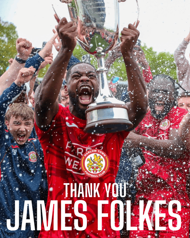 Thank You James Folkes - Official Website Article
harlowtownfootballclub.co.uk/news/thank-you…