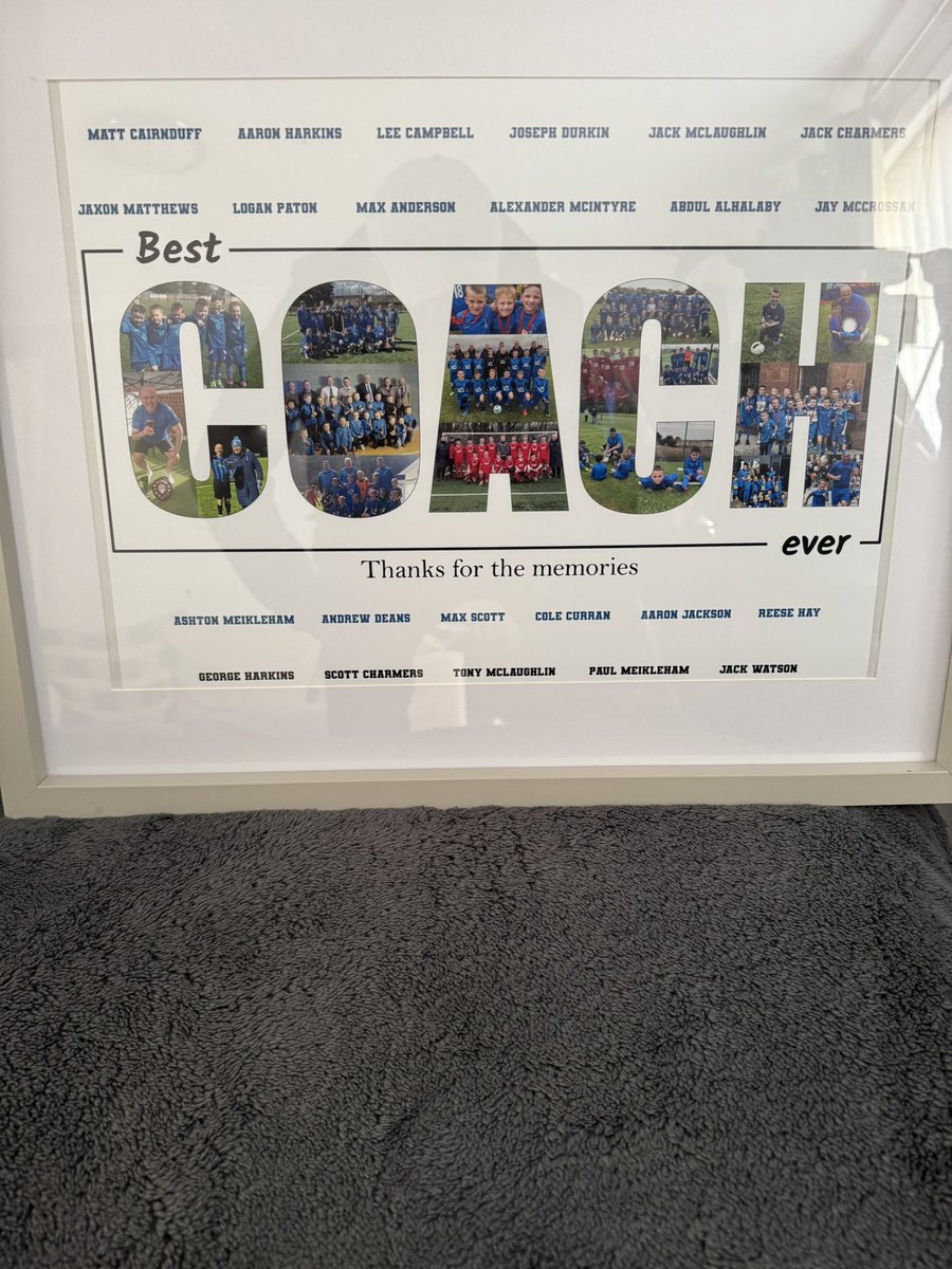 Amazing gift from one of the boys 🙏🏻🥹💙