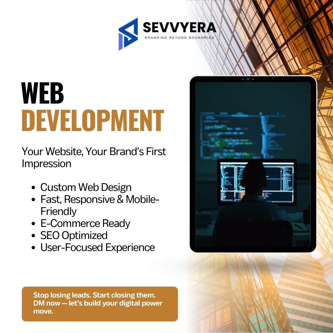 Sevvyera's tweet photo. From concept to launch, we've got you covered....Let's develop your online presence with SEVVYERA..!!
#WebDevelopment #Coding #onlinePresence #WebDesign #DigitalMarketing #Tech https://t.co/yfw5Apgiuz