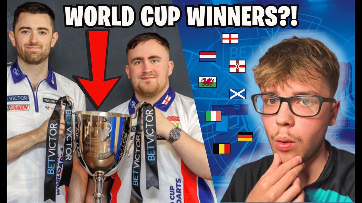 TomTalksDarts's tweet photo. New YouTube Video Out Now! 🎯

Trying to predict this years World Cup of Darts Group Stage! 👀🏆

https://t.co/JfoiTLhrtB https://t.co/mA0qkYQULi